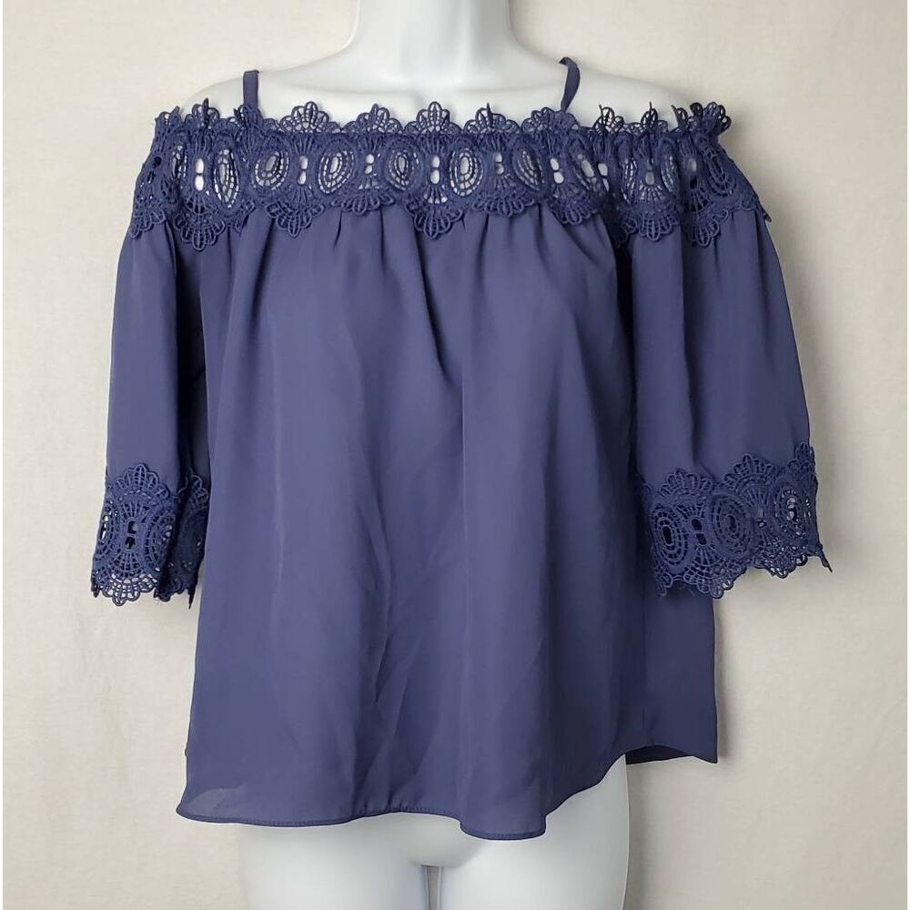 BY By SMALL Navy Top